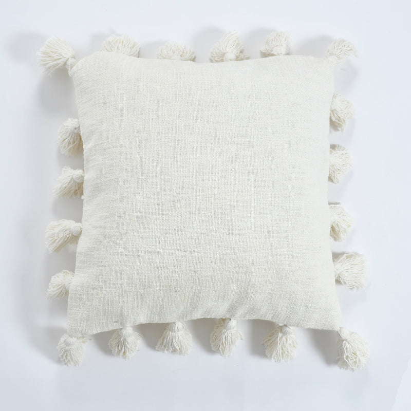 Buy Tassia Cushion Cover (White) - Set Of Two Cushion Cover Sets from Vaaree