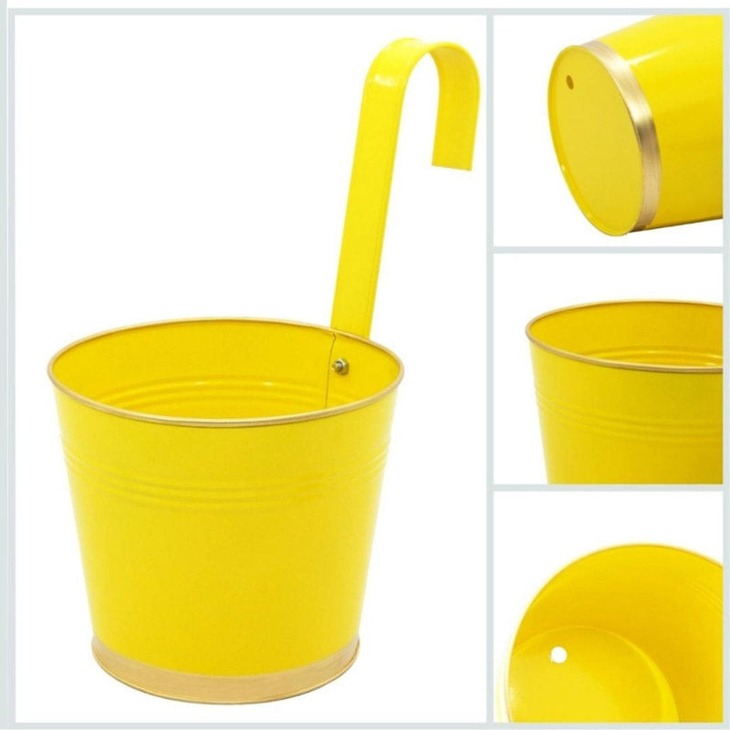 Buy Lush Glow Planter (Yellow) - Set Of Three Pots & Planters from Vaaree