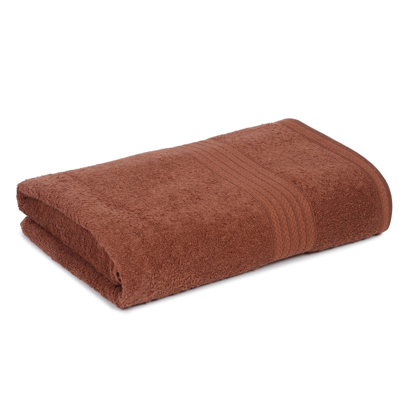 Buy Reid Terry Bath Towel - Rust Bath Towels from Vaaree