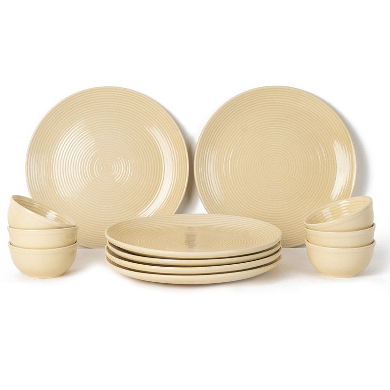 Buy Fabio Dining Set - Twelve Piece Set Dinner Set from Vaaree