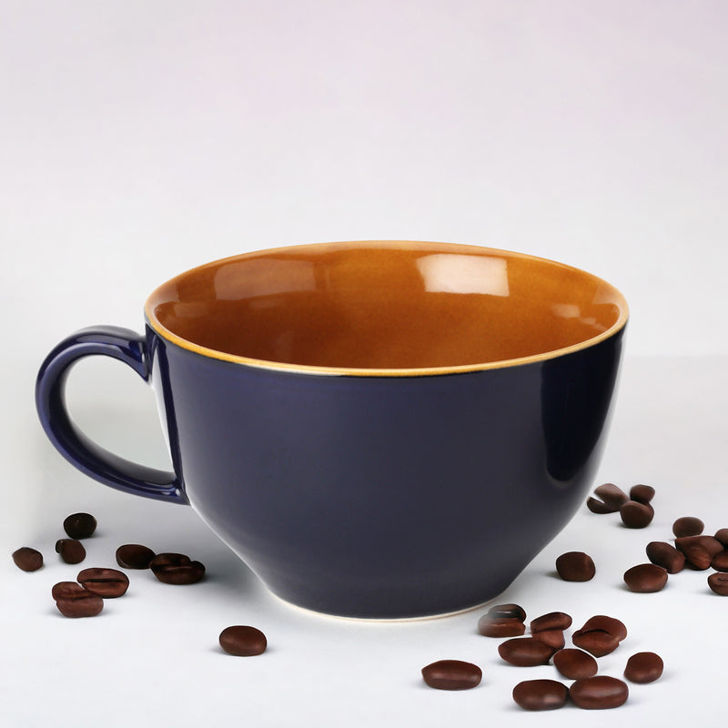 Buy Ruby Ceramic Mug (Royal Blue) - 350 ML Mug & Tea Cup from Vaaree