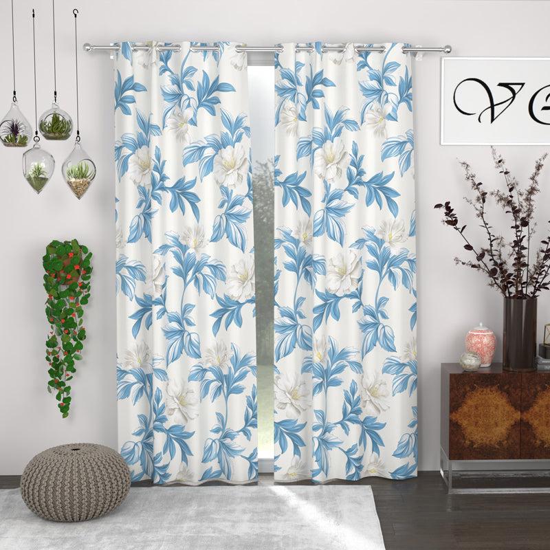 Buy Maurine Printed Curtain - Set Of Two Curtains from Vaaree