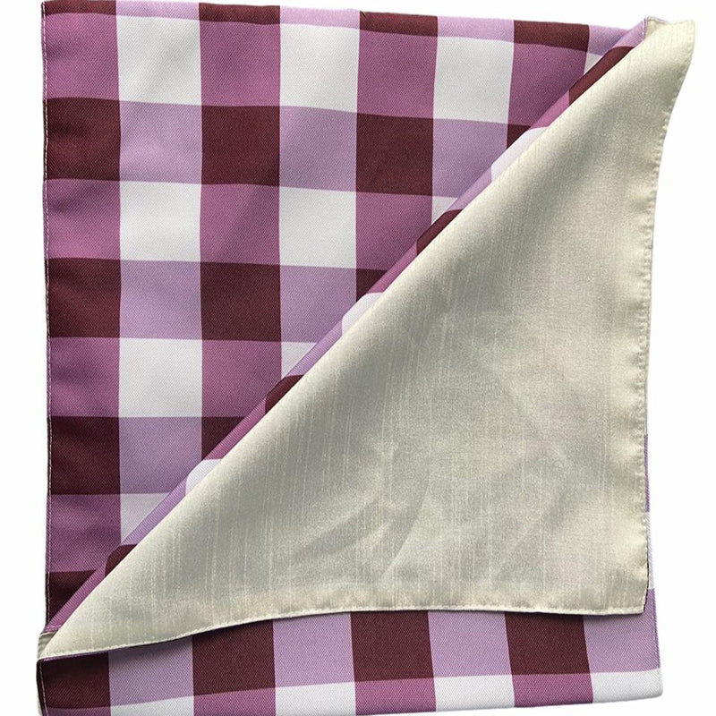 Table Runner - Mabel Checkered Table Runner - Purple