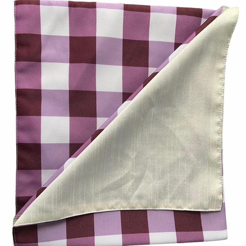 Buy Mabel Checkered Table Runner - Purple Table Runner from Vaaree