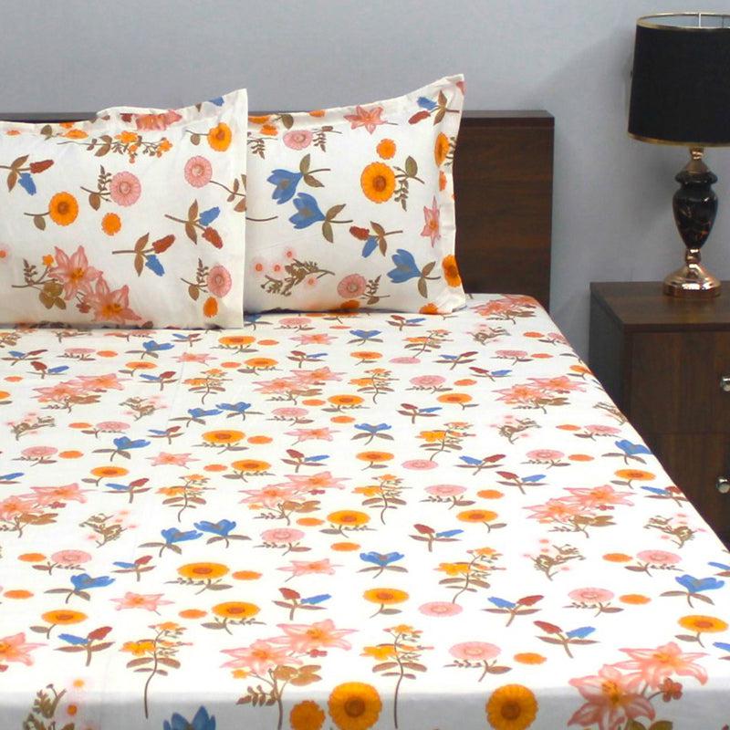 Bedsheets - Omya Floral Bedsheet