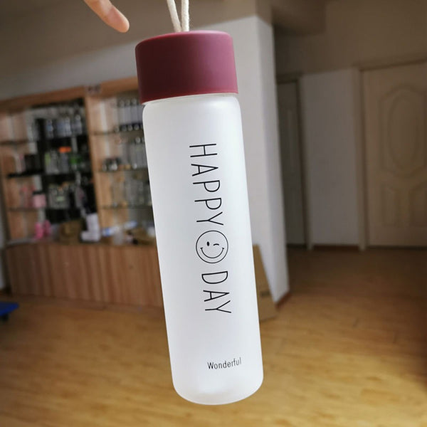 Bottle - Happy Day Water Bottle (340 ML) - Brown