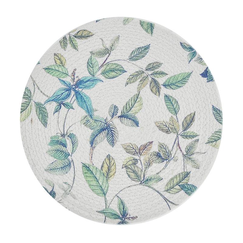 Buy Aloe Round Placemat - Set Of Two Table Mat from Vaaree