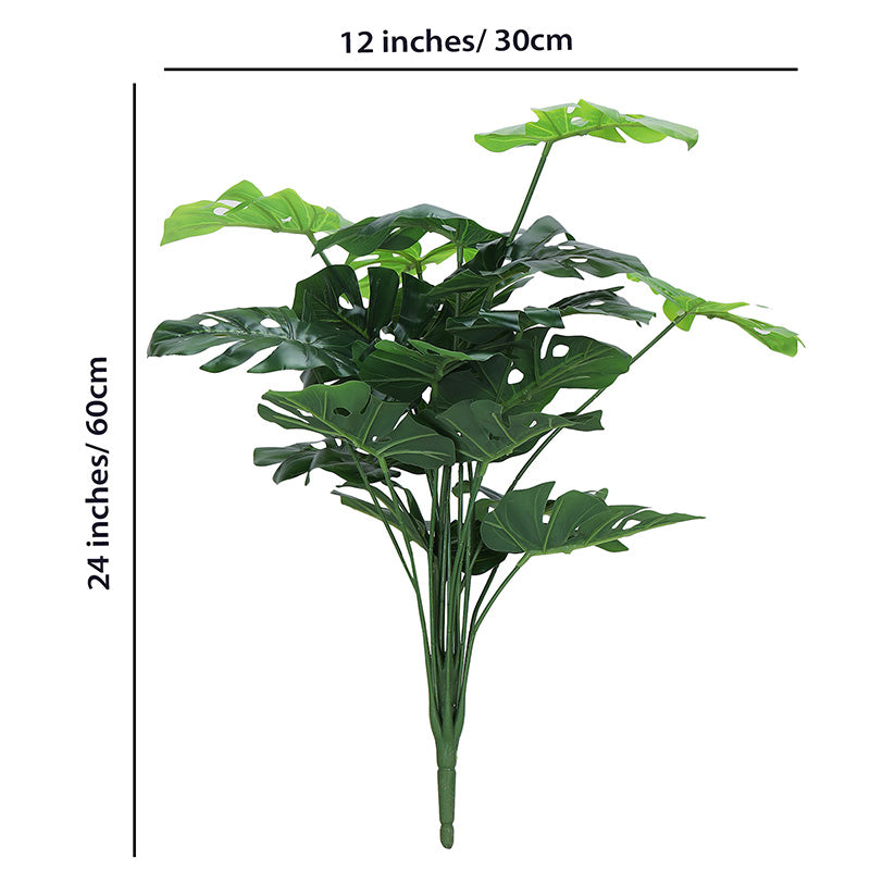 Buy Faux Botanic Monstera Plant - 2 Feet Artificial Plants from Vaaree