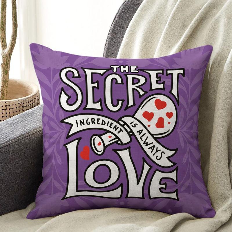 Buy The Secret Ingredient Purple Cushion Cover & Mug (300 ML) - Two Piece Set Gift Box from Vaaree