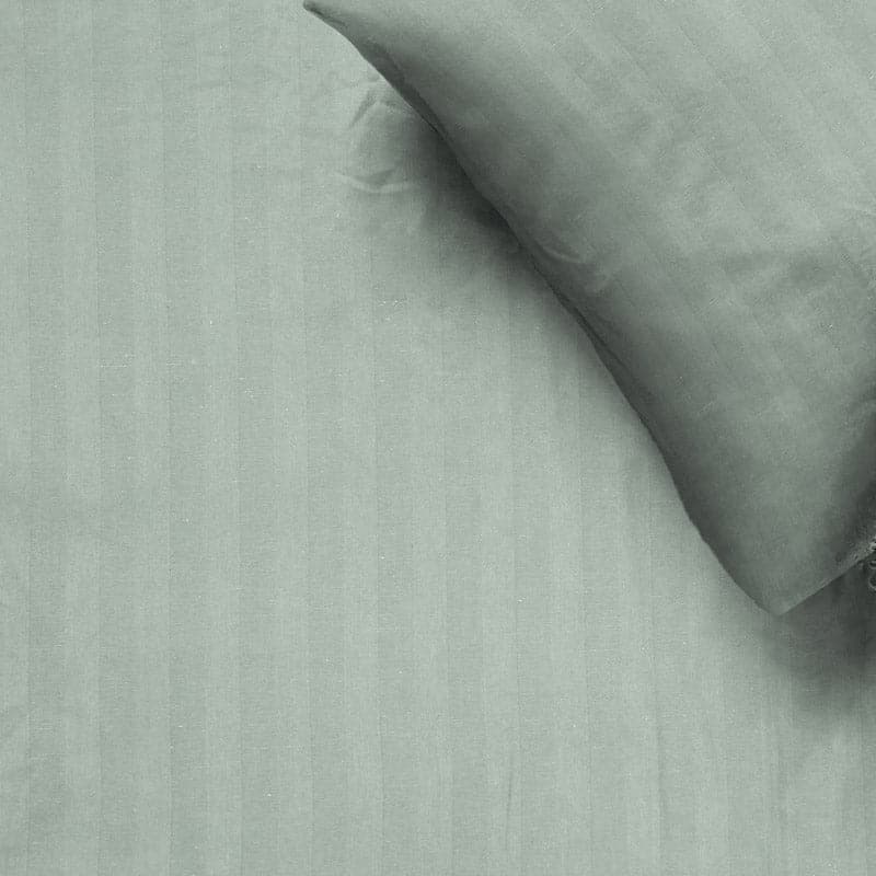Buy Adalyn Striped Bedsheet - Silver Online in India | Bedsheets on Vaaree