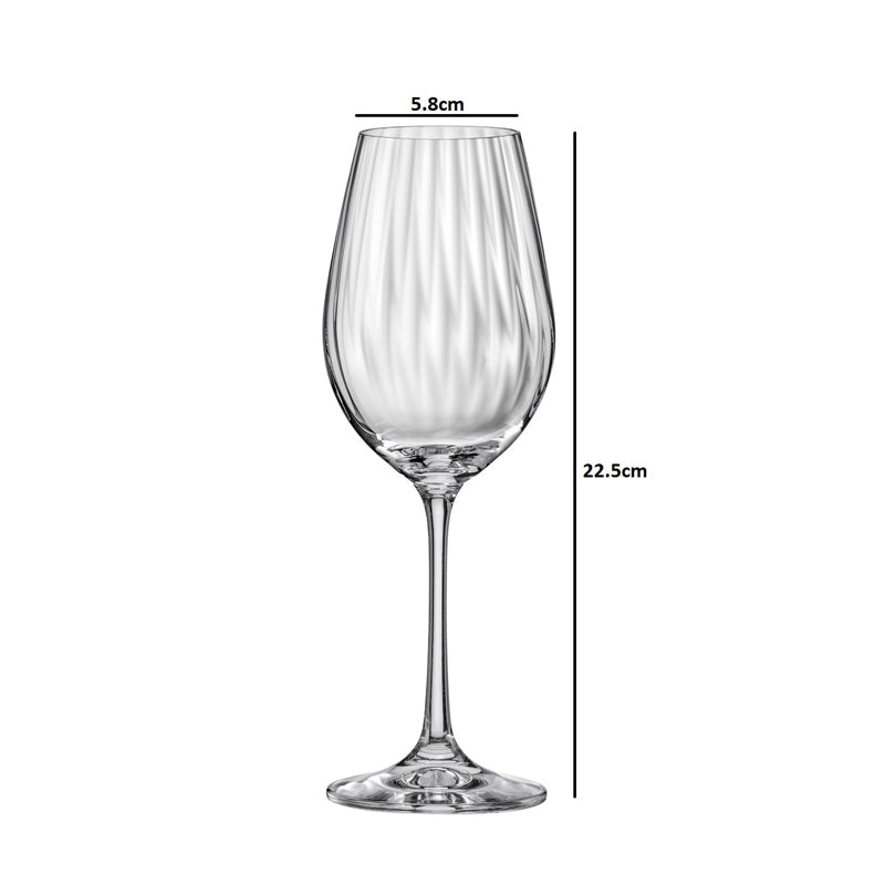 Buy Delia Wine Glasses (350 ML) - Set of Six Wine & Champagne Glasses from Vaaree