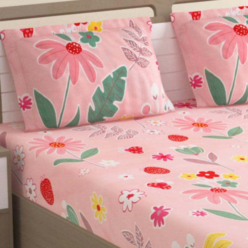 Bedsheets - Jagvi Floral Bedsheet