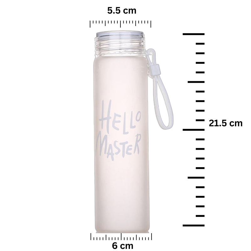 Bottle - Hello Master Water Bottle (400 ML) - White