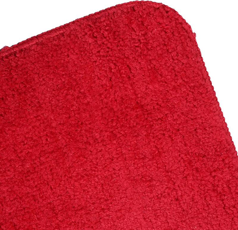 Buy Relma Anti Skid Runner Rug (Red) - Set Of Two Runner Rug from Vaaree