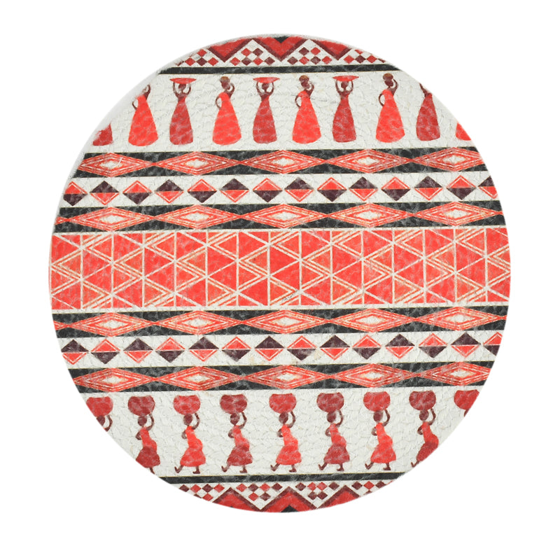 Table Mat - Nirdi Round Placemat - Set Of Four