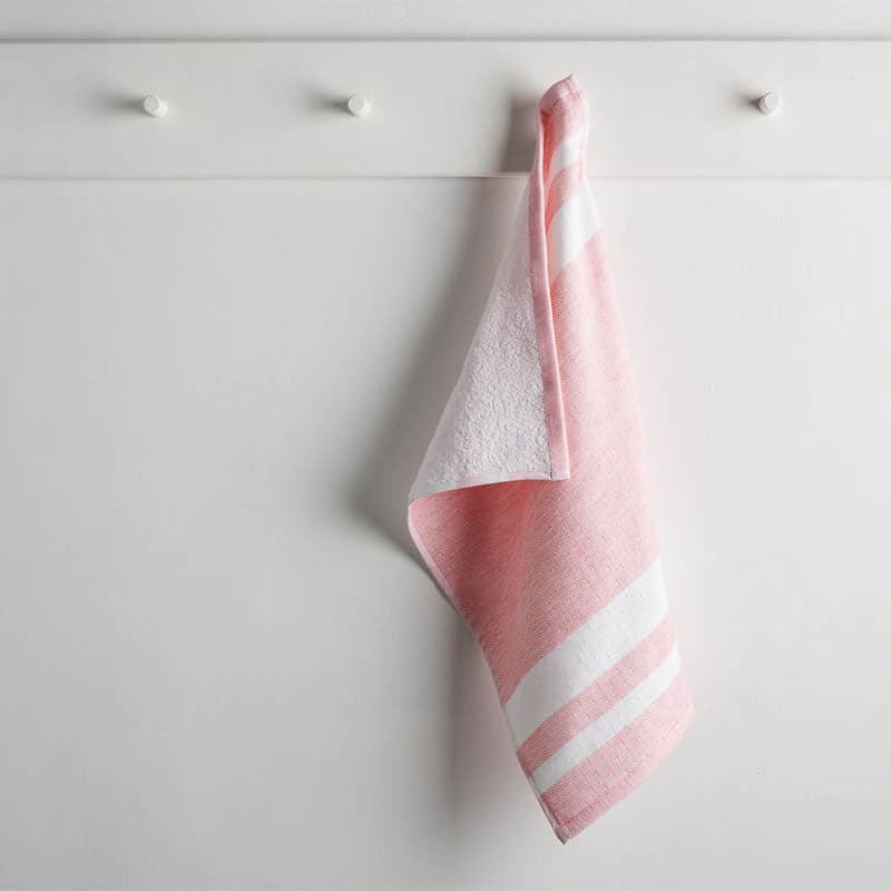 Buy Nash Cotton Terry Hand Towel (Pink) - Set Of Two Hand & Face Towels from Vaaree