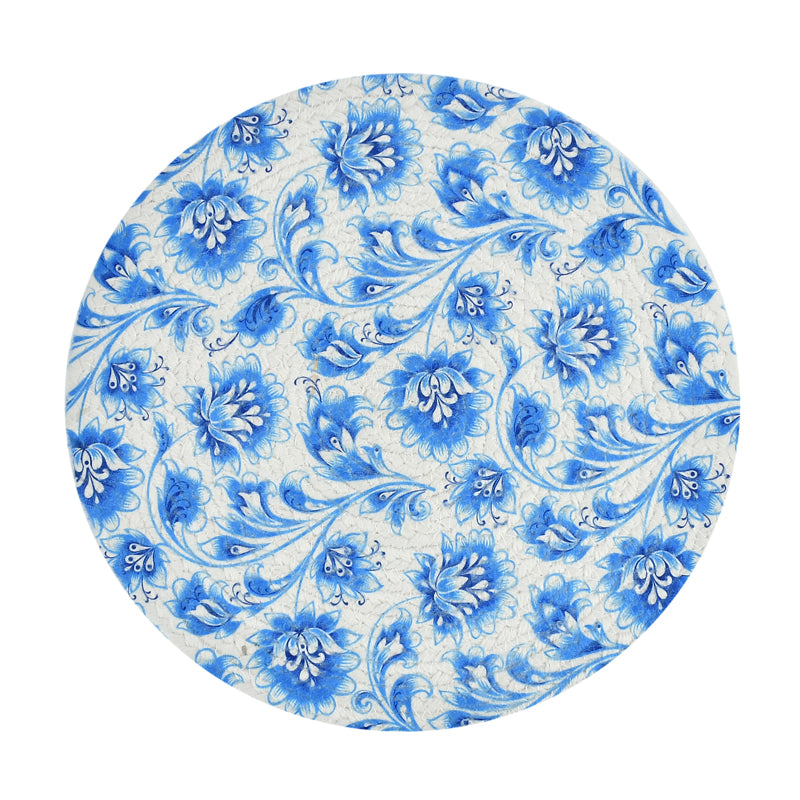 Table Mat - Freesia Round Placemat - Set Of Three