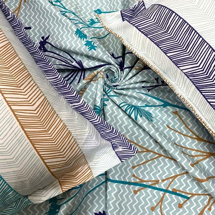 Buy Merriyo Printed Bedsheet - Sky at Vaaree online | Beautiful Bedsheets to choose from