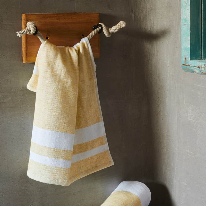 Buy Nash Cotton Terry Hand Towel (Melon) - Set Of Two Hand & Face Towels from Vaaree