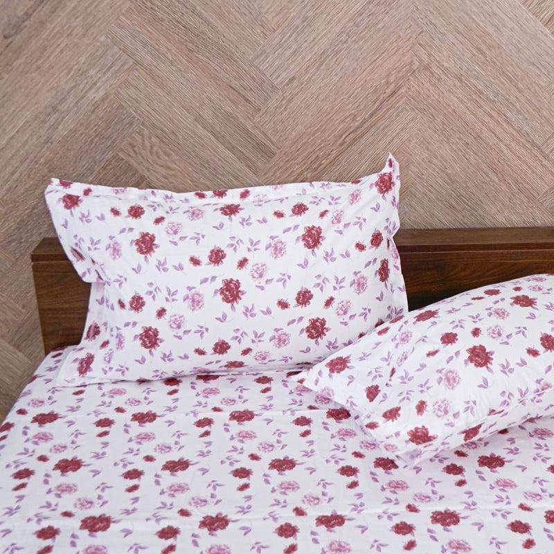 Buy Mudra Floral Bedsheet - Pink Bedsheets from Vaaree