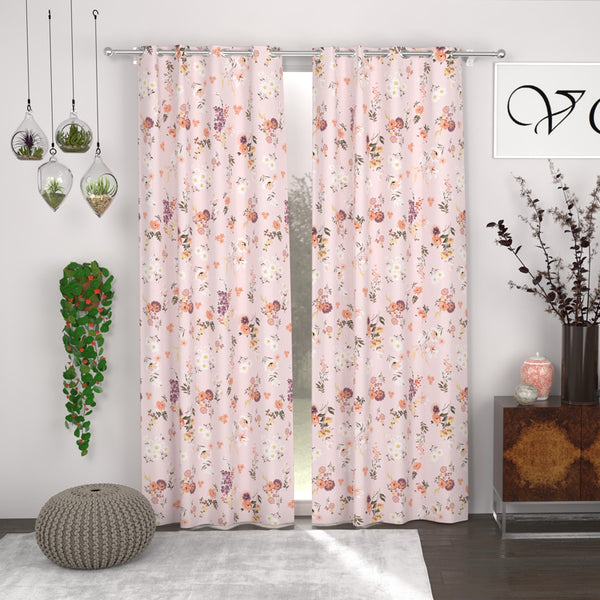 Yuzi Printed Curtain - Set Of Two