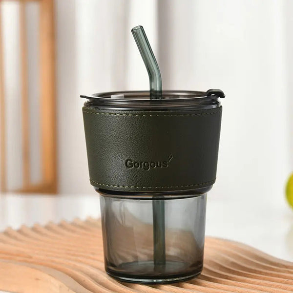 Sipper - Gorgeous Grip Sipper Tumbler (450 ML) - Black