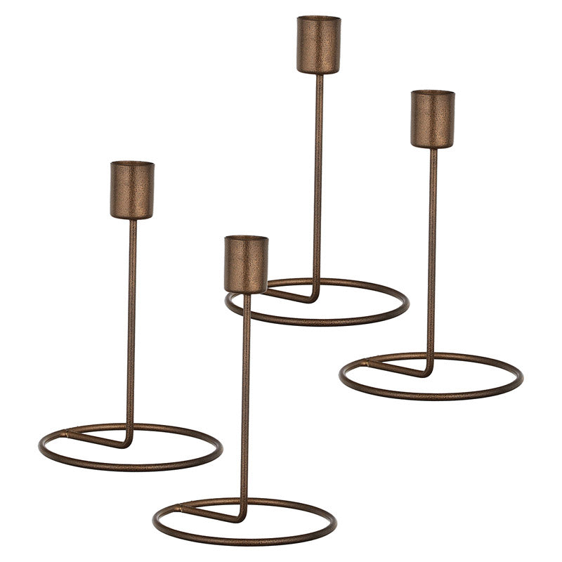 Buy Baia Tealight Candle Holder (Copper) - Set of Four Tea Light Candle Holders from Vaaree