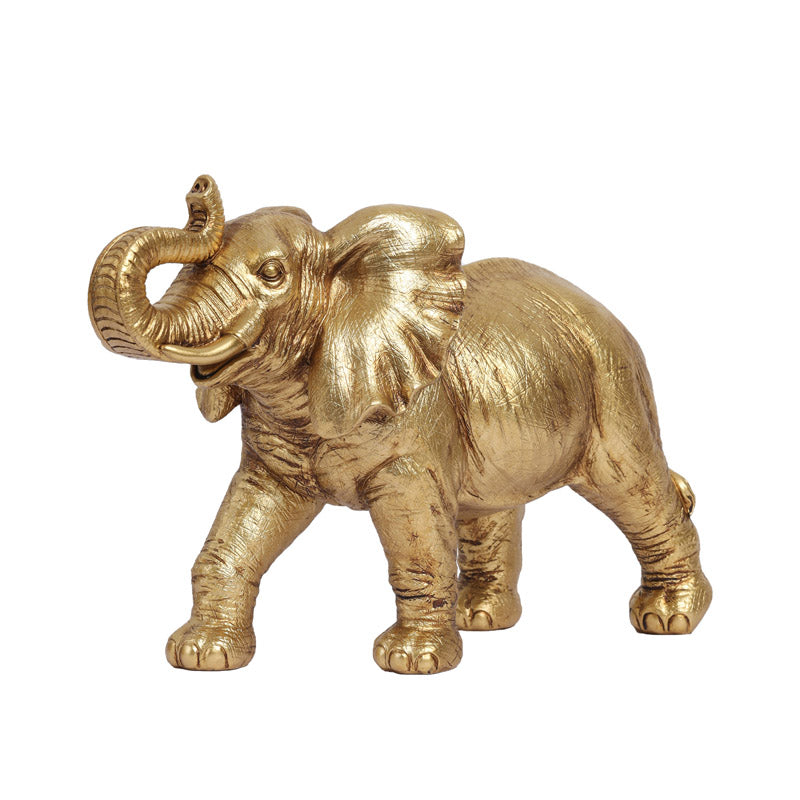 Buy Golden Gaja Showpiece Showpieces from Vaaree