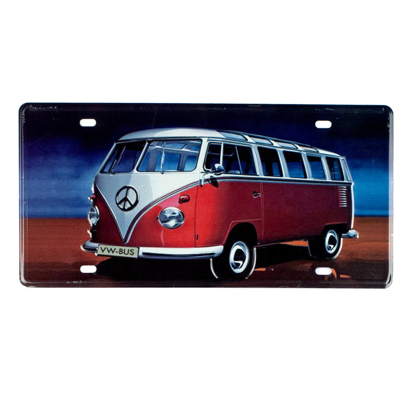 Buy Volkswagen White & Red Van Wall Accent Wall Accents from Vaaree