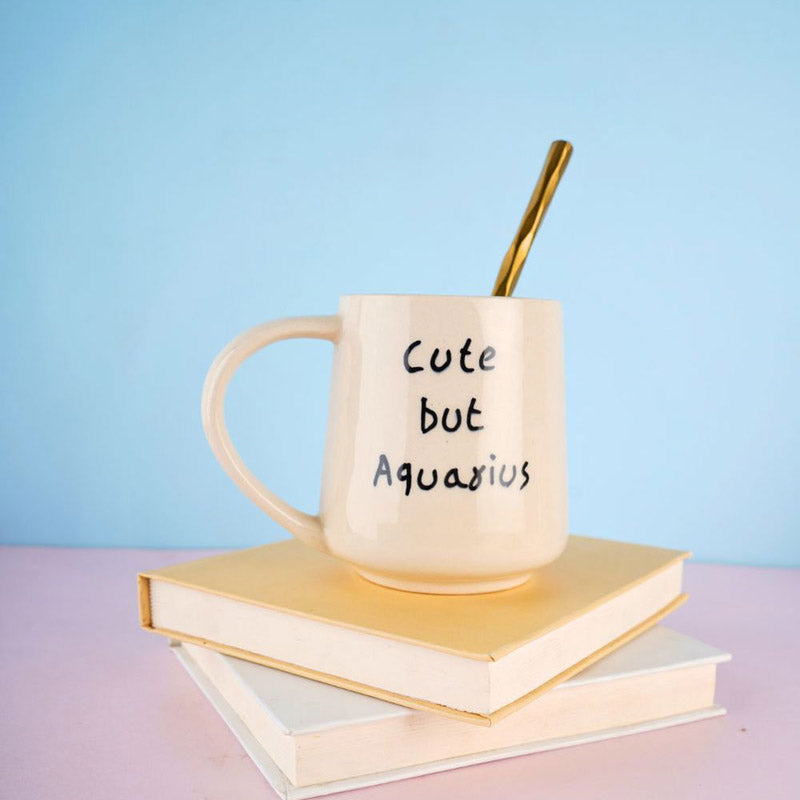 Buy Cute But Aquarius Cup - 250 ML Mug & Tea Cup from Vaaree