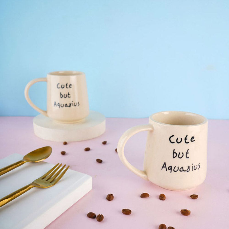 Buy Cute But Aquarius Cup - 250 ML Mug & Tea Cup from Vaaree