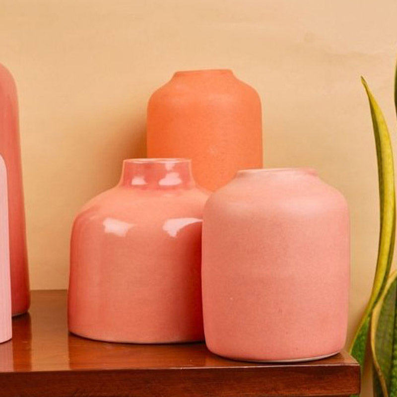 Buy Letra Ceramic Vase - Six Piece Set Vase from Vaaree