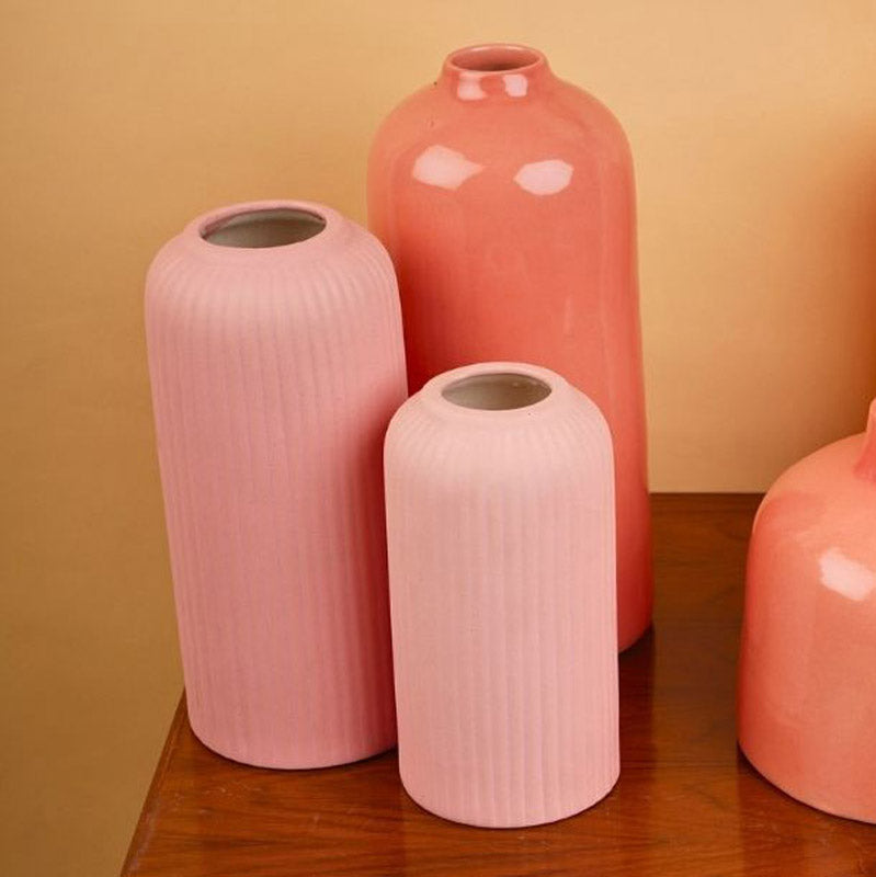 Buy Letra Ceramic Vase - Six Piece Set Vase from Vaaree