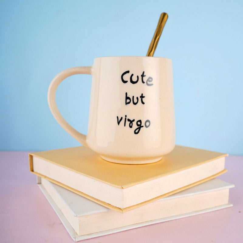 Buy Cute But Virgo Cup - 250 ML Mug & Tea Cup from Vaaree