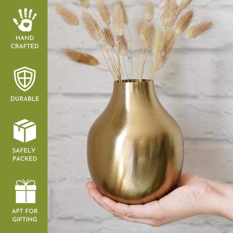 Buy Limus Metal Vase Vase from Vaaree