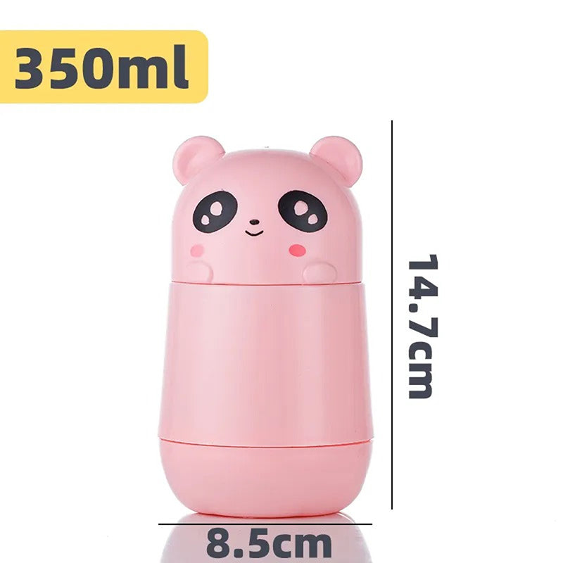 Bottle - Hydro Panda Kids Water Bottle (350 ML) - Pink