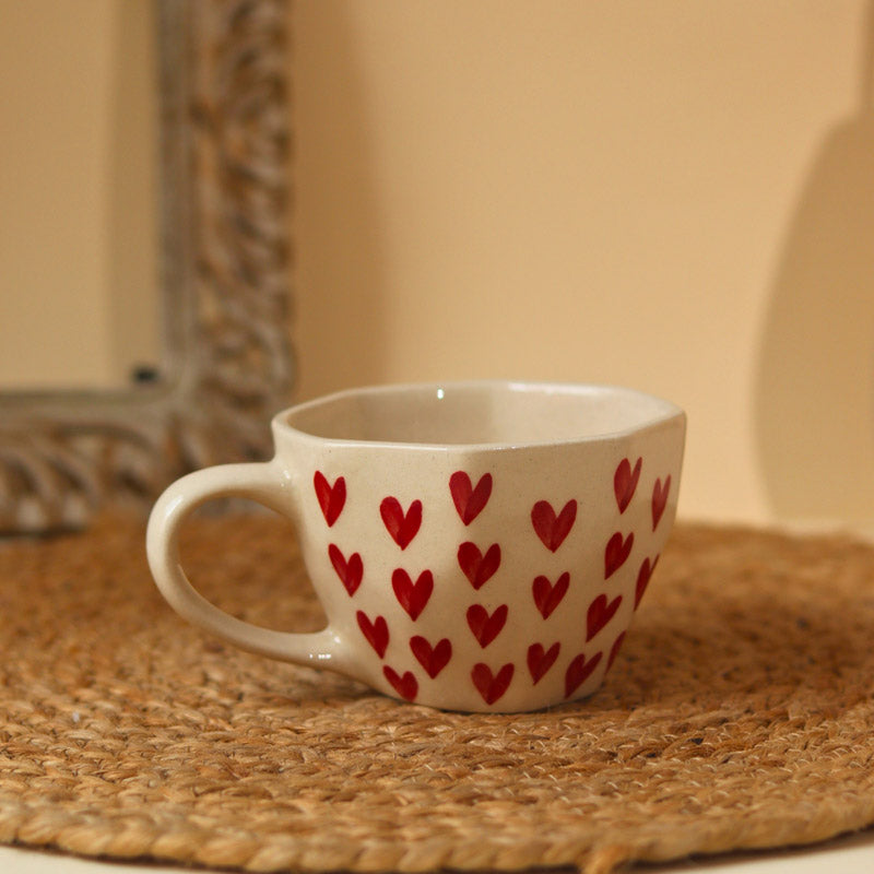 Buy Brovo Ceramic Cup (250 ML) - Set of Four Mug & Tea Cup from Vaaree