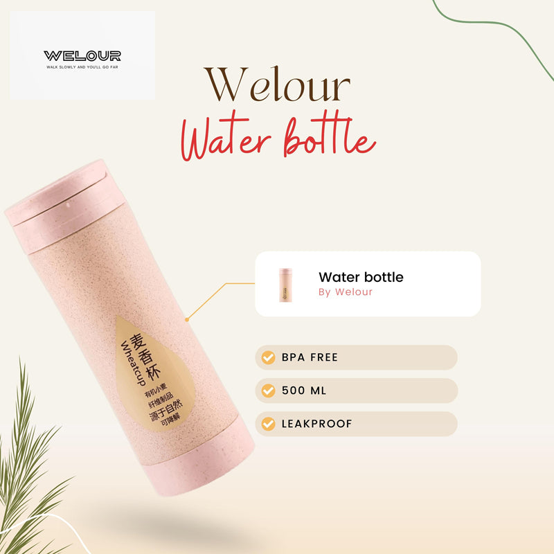 Buy Atoma Water Bottle (400 ML) - Pink Bottle from Vaaree