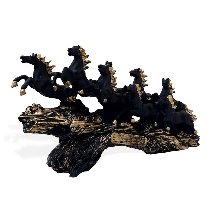 Buy Stallion Amaze Showpiece - Black Showpieces from Vaaree