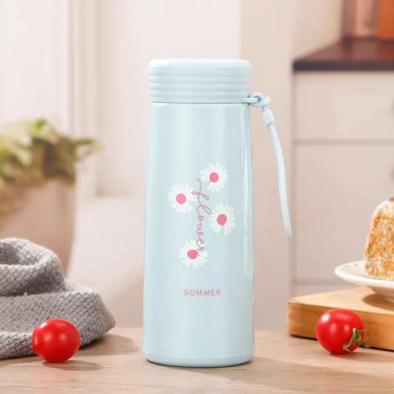 Buy Flora Hydra Water Bottle (400 ML) - Blue Bottle from Vaaree