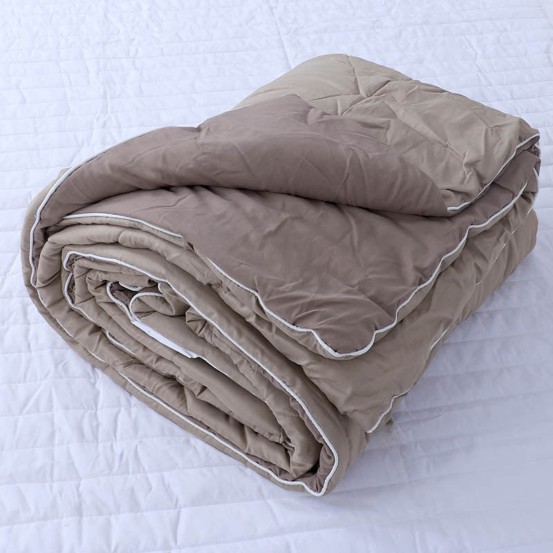 Buy Adova Reversible Microfiber Comforter (Brown) - 120 GSM Comforters & AC Quilts from Vaaree