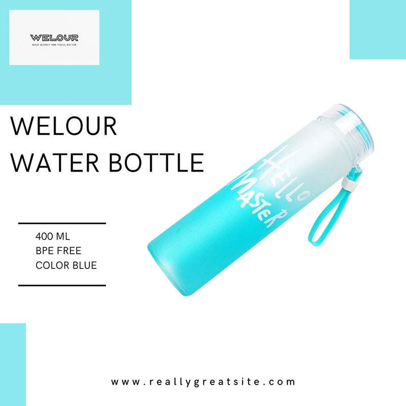 Bottle - Hello Master Water Bottle (400 ML) - Blue