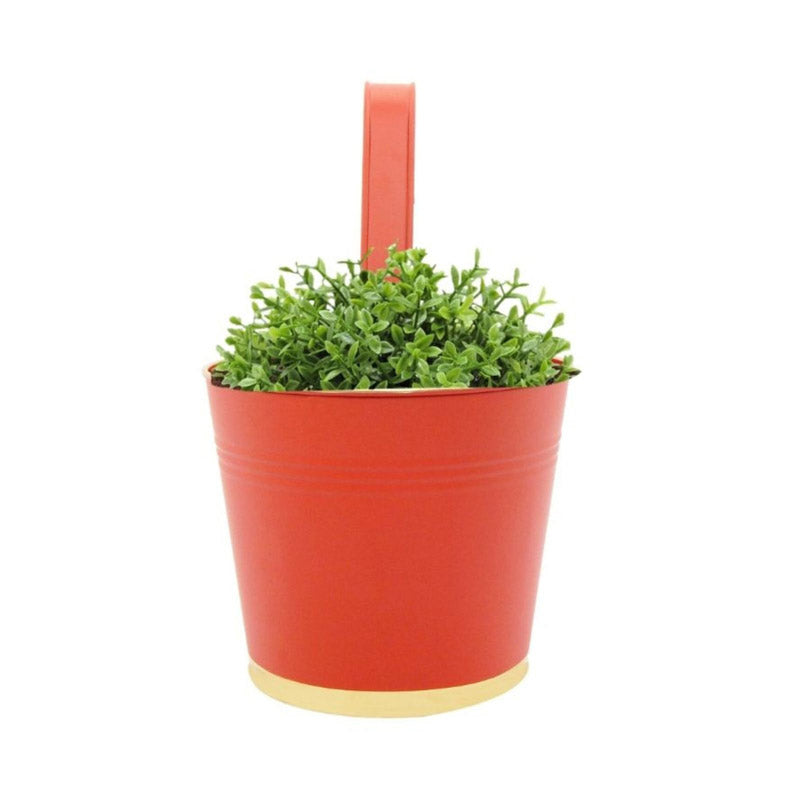 Buy Lush Glow Planter (Red) - Set Of Three Pots & Planters from Vaaree