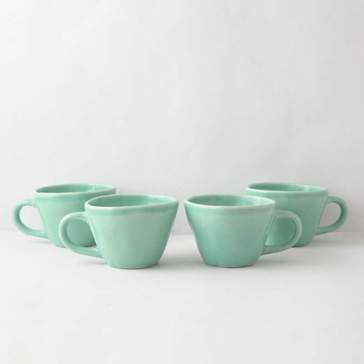 Buy Addie Azure Cups (250 ML) - Set Of Four at Vaaree online | Beautiful Mug & Tea Cup to choose from
