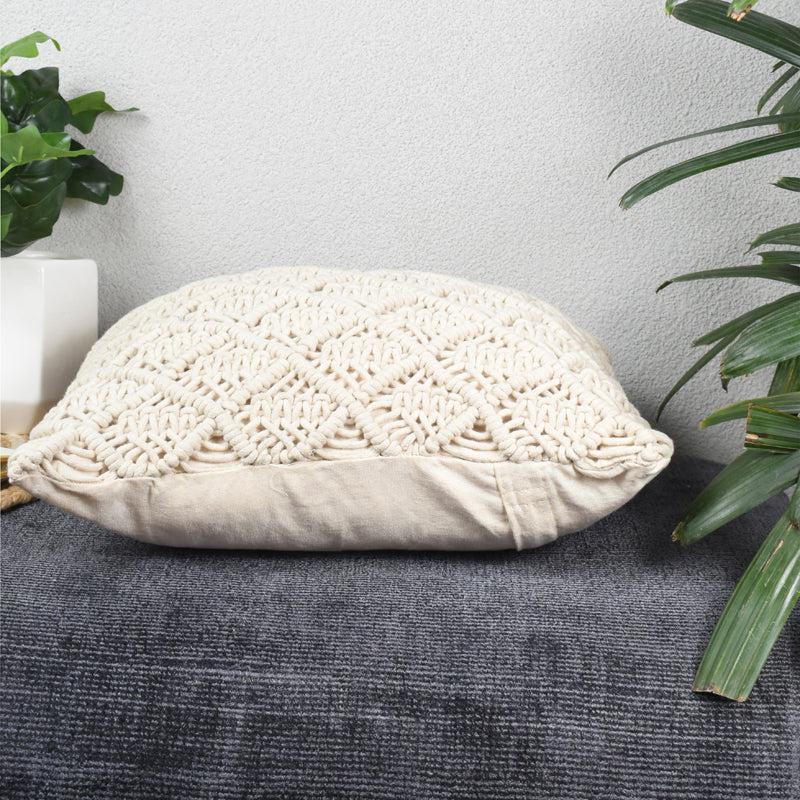 Buy Quva Macrame Cushion Cover Cushion Covers from Vaaree