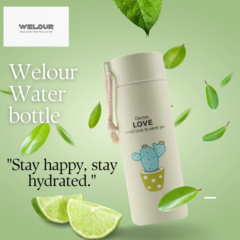 Buy Cacti Clan Water Bottle (400 ML) - Green Bottle from Vaaree