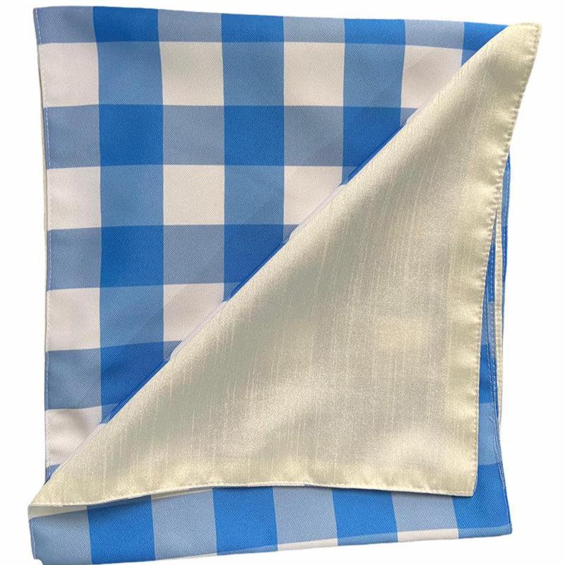 Buy Mabel Checkered Table Runner - Blue Table Runner from Vaaree