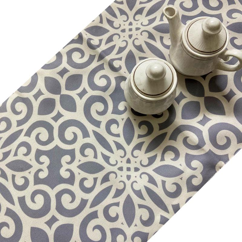 Buy Ekat Table Runner - Grey Table Runner from Vaaree