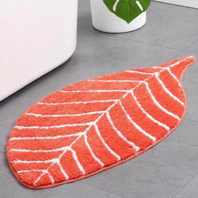 Bath Mats - Leafy Affair Bathmat - Orange