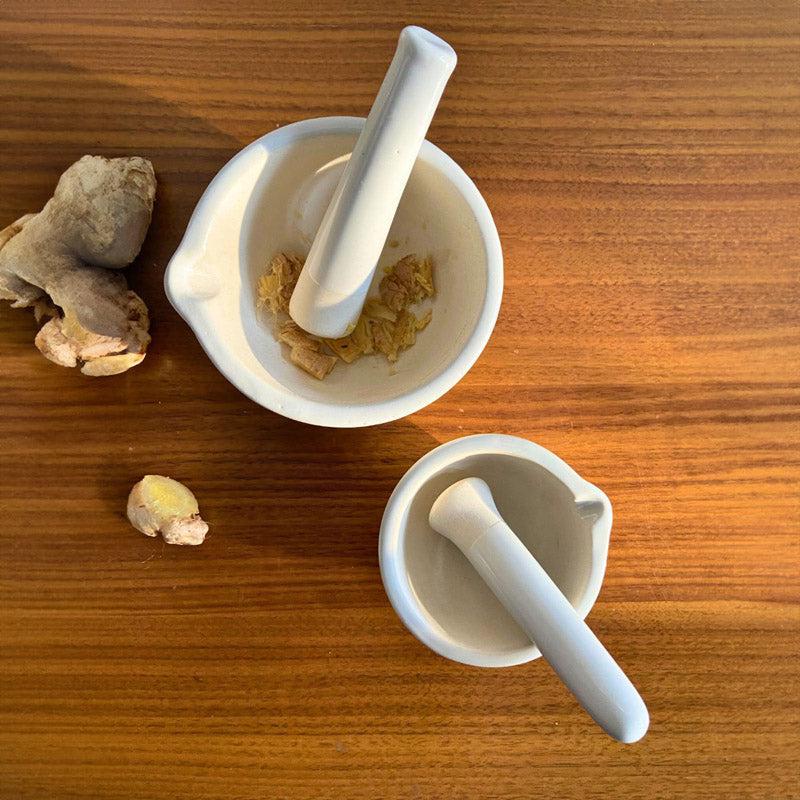 Buy Imora Mortar & Pestle - Set Of Two Kitchen Tools & Gadgets from Vaaree